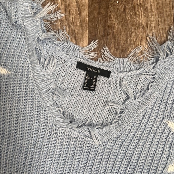 Blue Sweater with Stars - Picture 3 of 4